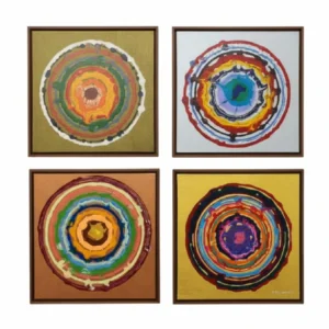 Passeio Estações • 30x30 • Quadríptico