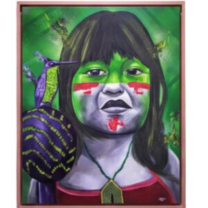 A Menina e o Beija Flor • 90x70