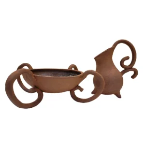 PRATO CARANGUEIJO + BULE PASSÁRO