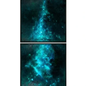 A Origem • Díptico • 80x80 • Thelma Fulanetti