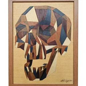 Wood Skull • 40x30