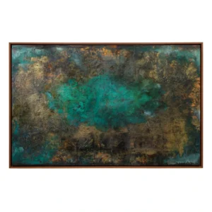 Dourado com Verde Central • 100x160 • Reco Marder