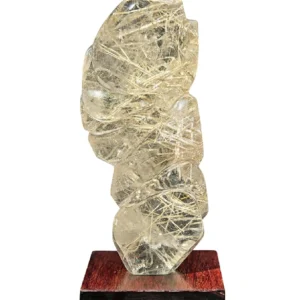 Escultura Quartzo Rutilado • 18x7x4 • Ronaldo Barbosa