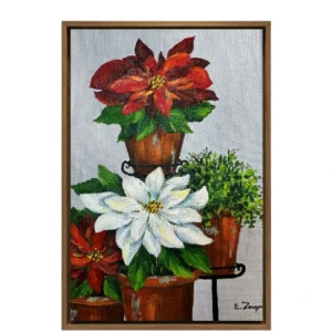 O VERMELHO E O BRANCO COM AVENCA • 19 x 29 • Eliana Zagui