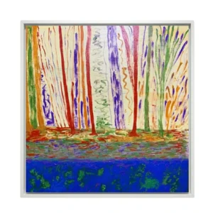 Floresta Linhas Verticais • 70x70 • Cristina Buaiz